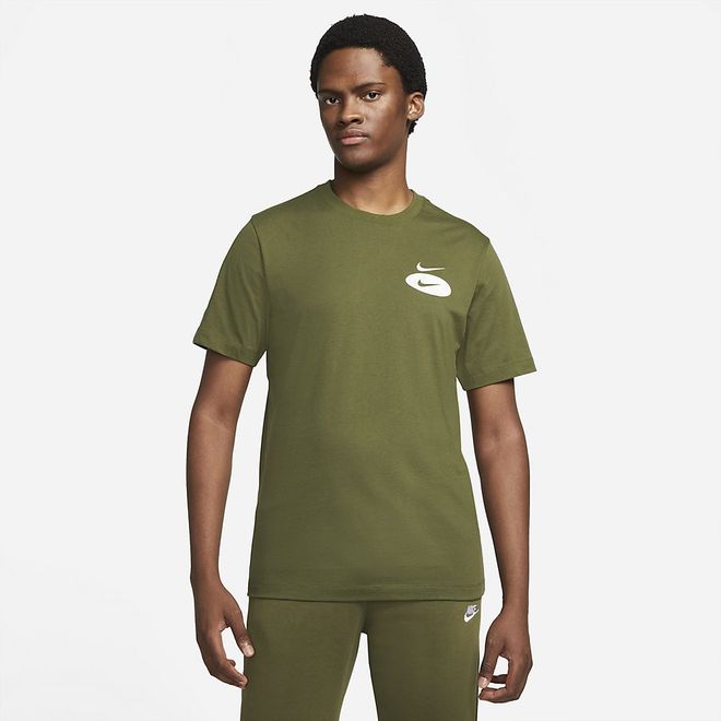 Afbeelding van Nike Sportswear Swoos League T-Shirt Rough Green