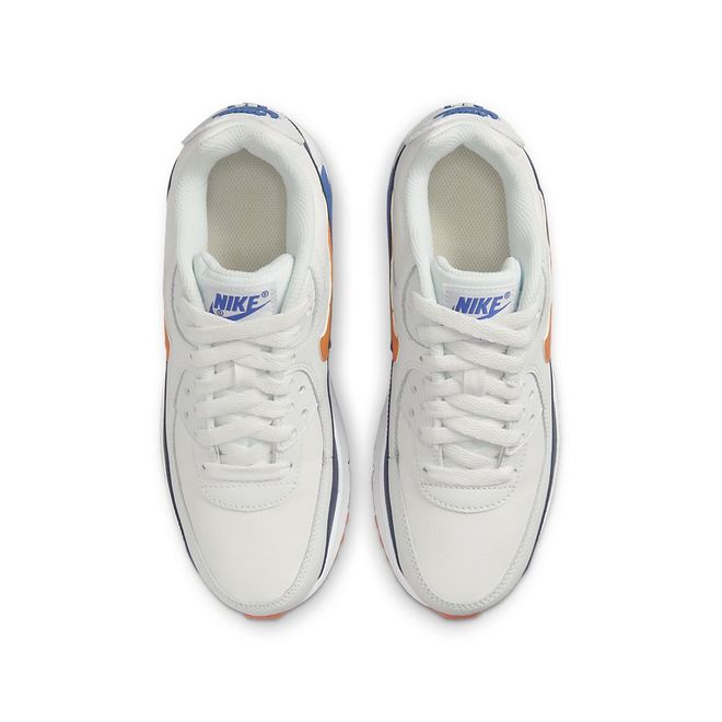 Afbeelding van Nike Air Max 90 Kids Leather White Safety Orange