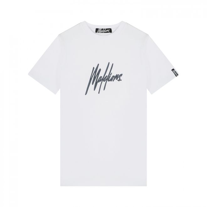 Afbeelding van Malelions Men Signature + Short Set Antra White