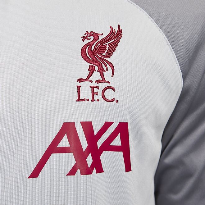 Afbeelding van Liverpool FC Strike Jordan Dri-FIT Voetbaltrainingspak met Capuchon Wolf Grey