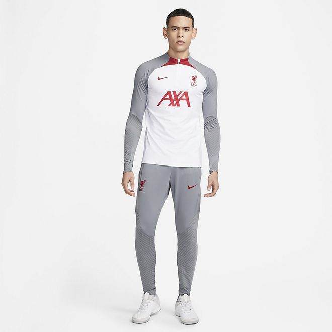 Afbeelding van Liverpool FC Strike Nike Dri-FIT Knit Voetbaltrainingstop White Smoke Grey