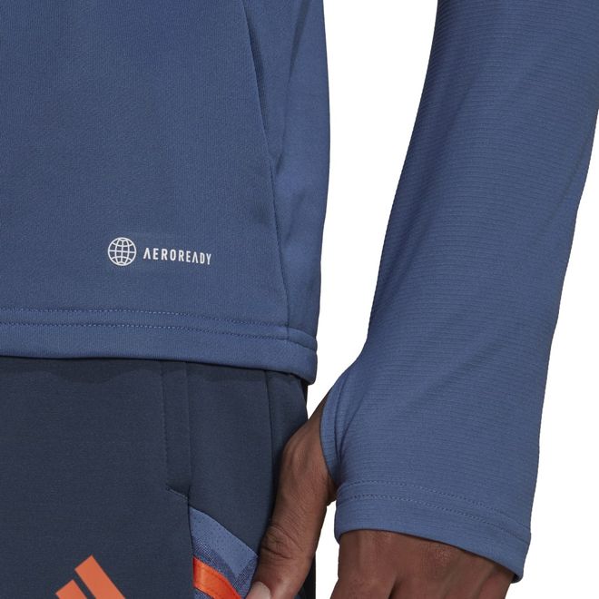 Afbeelding van Manchester United Condivo 22 Training Longsleeve Set Crew Blue