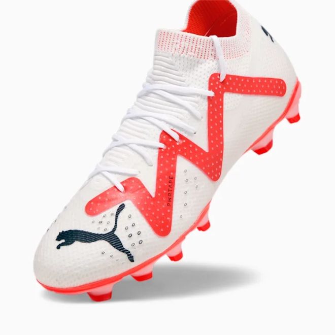 Afbeelding van Puma Future Pro FG Voetbalschoenen White Black Fire Orchid