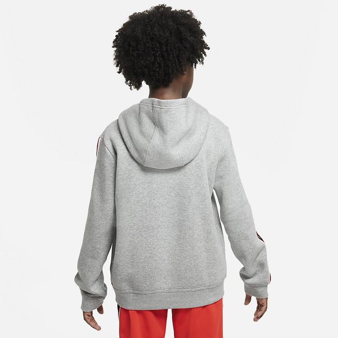 Afbeelding van Nike Sportswear Repeat Fleecehoodie Kids Dark Grey Heather