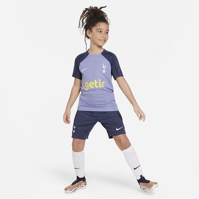 Afbeelding van Tottenham Hotspur Strike Nike Dri-FIT Knit Voetbaltrainingshort Kids Marine Iron Purple