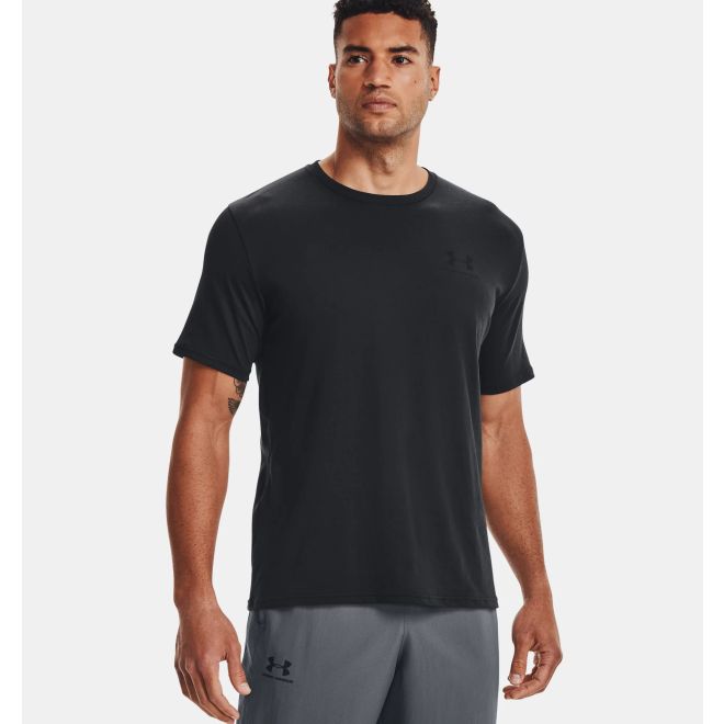 Afbeelding van Under Armour T-Shirt Sportstyle Left Chest Black White - 001