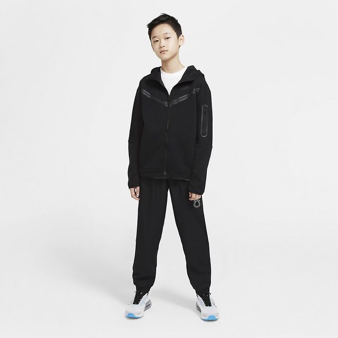 Afbeelding van Nike Sportswear Tech Fleece Hoodie Kids Black