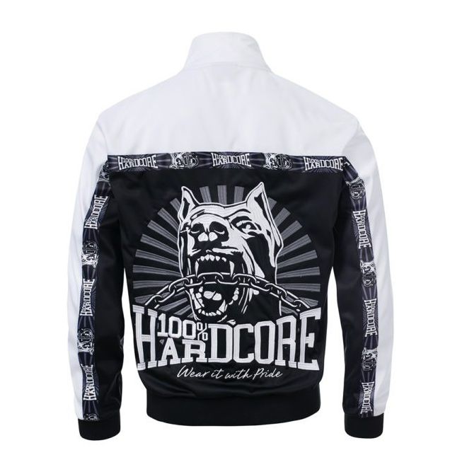 Afbeelding van 100% Hardcore Trainingsjack Classic Black White