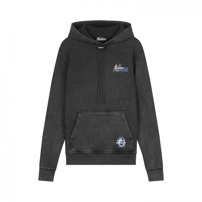 Afbeelding van Malelions Men F.A.H. Hoodie Set Stonewash