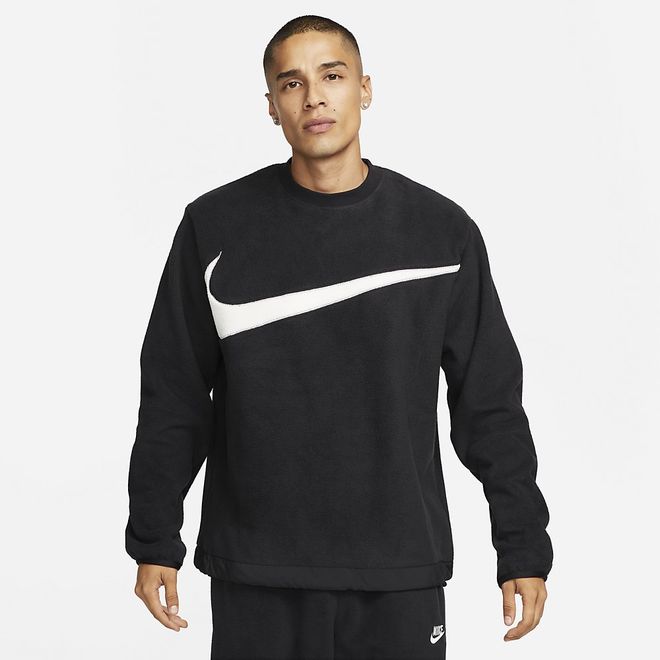 Afbeelding van Nike Club+ Winters Fleeceshirt Black