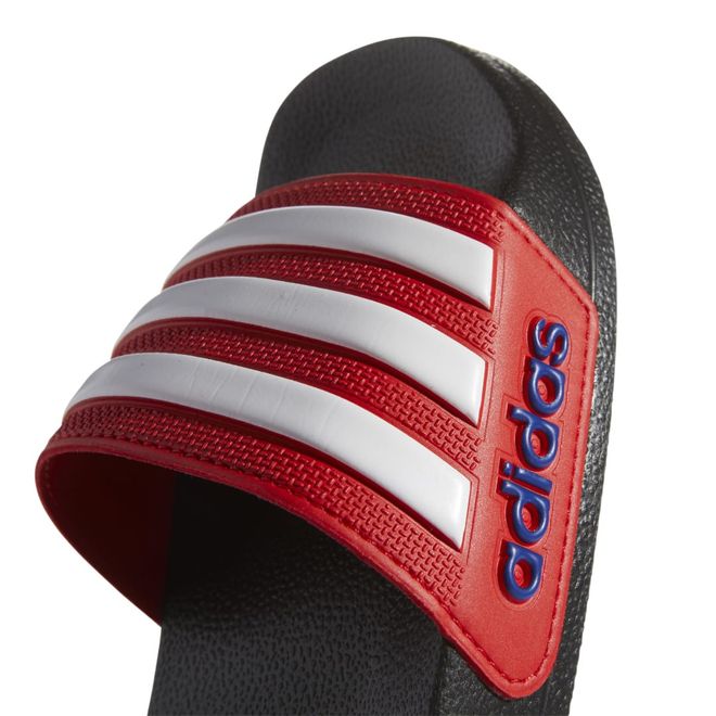 Afbeelding van Adidas Adilette Shower Slippers Kids Black White Red