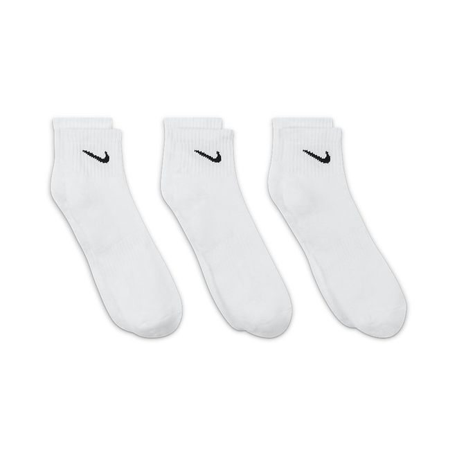 Afbeelding van Nike Everyday Cushioned Trainingsenkelsokken 3 paar White