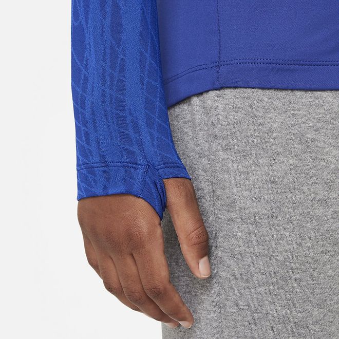 Afbeelding van Nederland Strike Nike Knit Voetbaltrainingstop Kids Deep Royal Blue