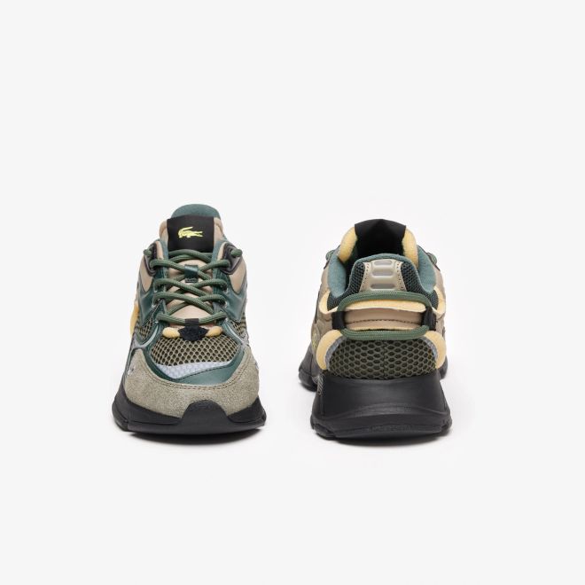 Afbeelding van Lacoste L003 Neo Sneakers van Textiel voor Heren Khaki Dark Green