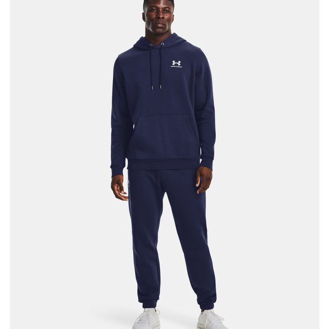 Afbeelding van Under Armour Herenhoodie Essential Fleece Navy