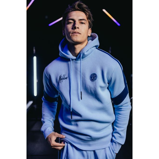 Afbeelding van Malelions Sport Leader Hoodie Light Blue Navy