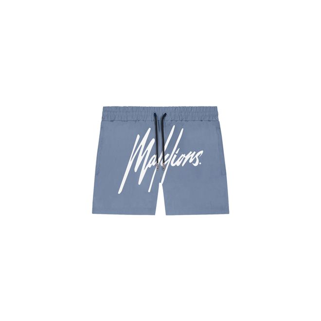 Afbeelding van Malelions Men Essentials Short Stone Blue White