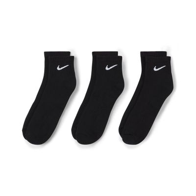 Foto van Nike Everyday Cushioned Trainingsenkelsokken 3 paar Black