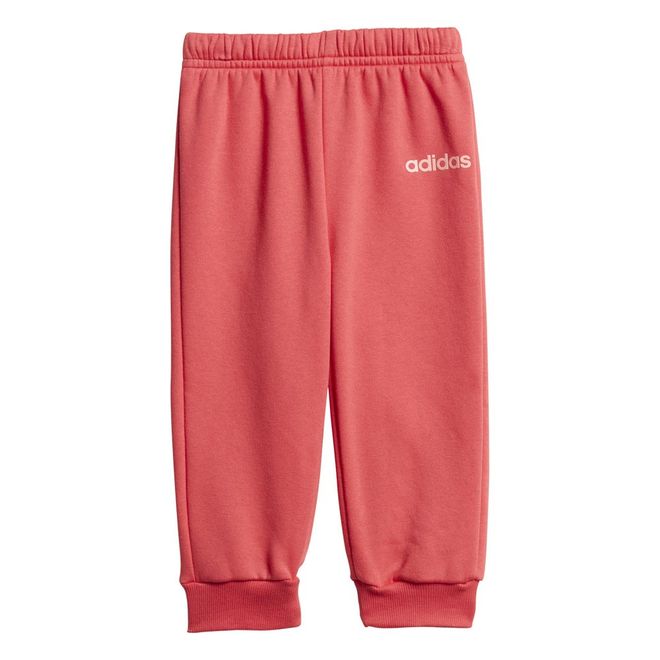 Afbeelding van Adidas Linear Fleece Joggingpak Infants Glory Pink