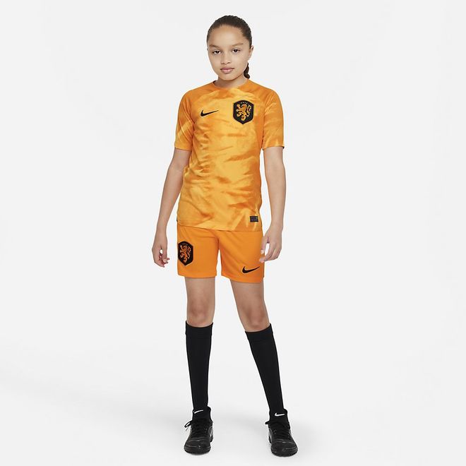 Afbeelding van Nederlands Elftal Nike Dri-FIT Voetbalshorts Kids Orange Peel