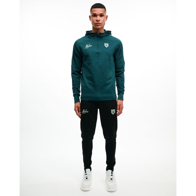 Afbeelding van Malelions Sport Fielder Hoodie Dark Green Mint