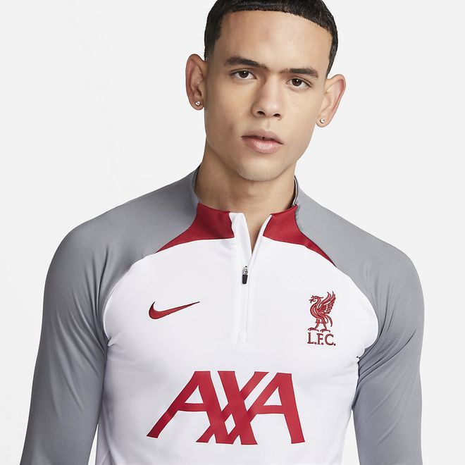 Afbeelding van Liverpool FC Strike Nike Dri-FIT Knit Voetbaltrainingstop White Smoke Grey