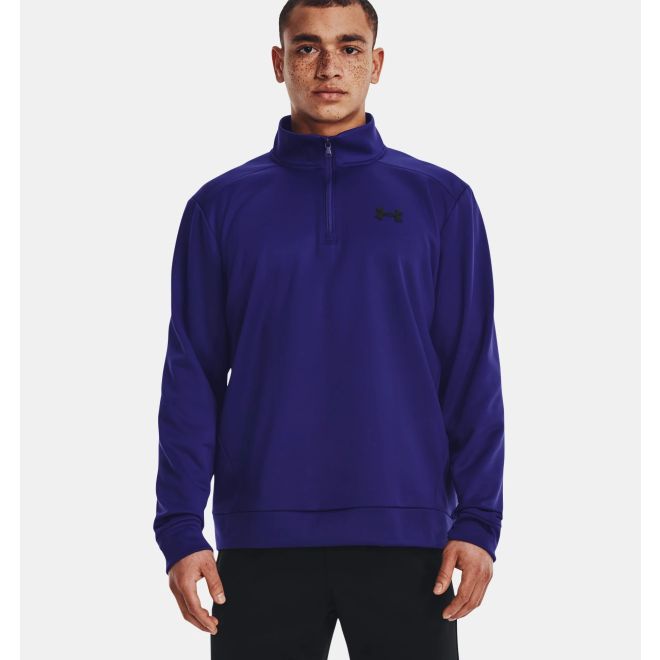 Afbeelding van Under Armour Fleece met korte rits voor heren Sonar Blue