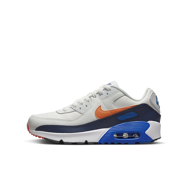 Afbeelding van Nike Air Max 90 Kids Leather White Safety Orange