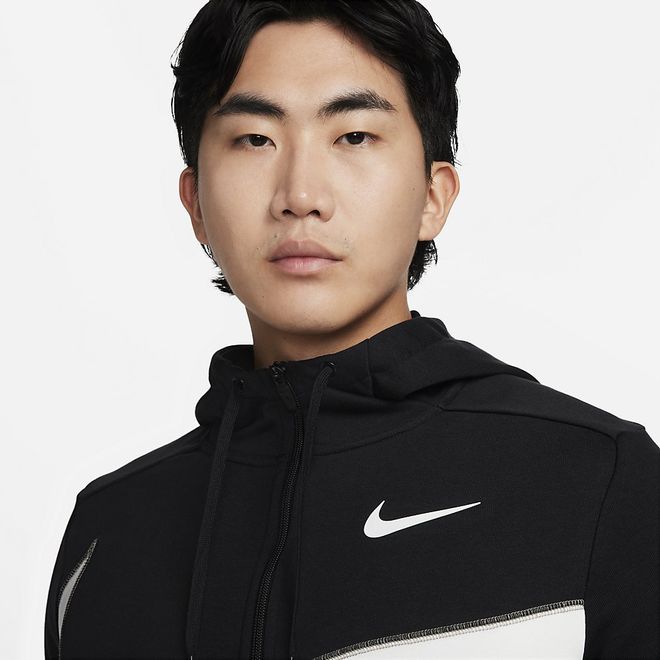 Afbeelding van Nike Sportswear Dry-Fit Fleece Hooded Vest Black White