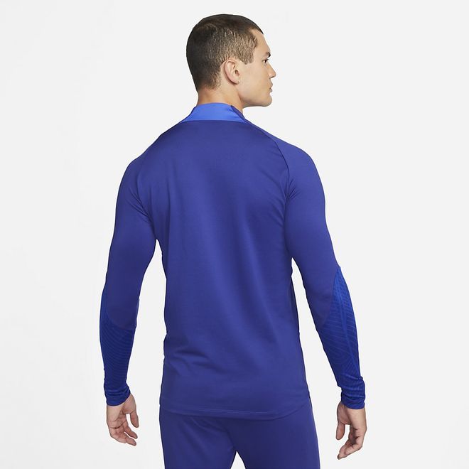 Afbeelding van Nederland Strike Nike Knit Voetbaltrainingstop Deep Royal Blue