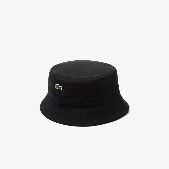 Afbeelding van Lacoste Organic Cotton Bob Hat Black