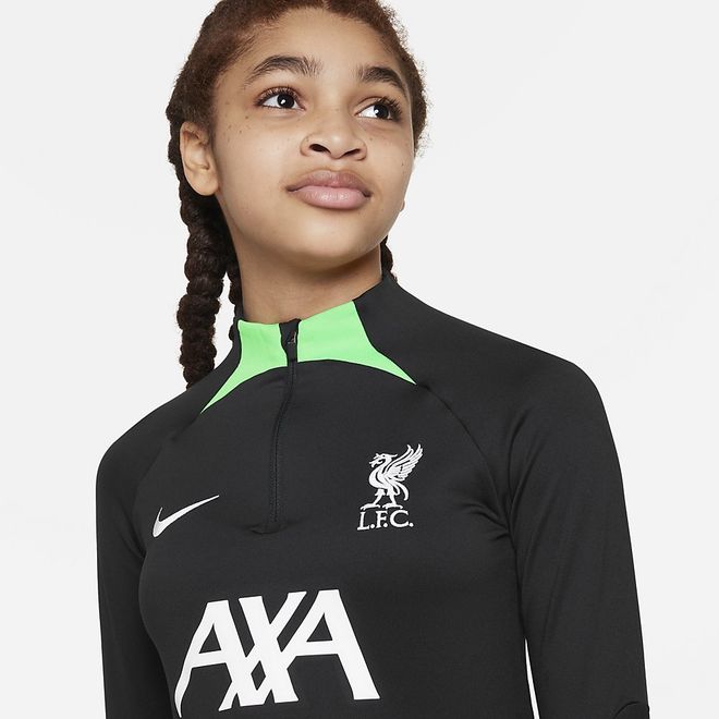 Afbeelding van Liverpool FC Strike Nike Dri-FIT Knit Voetbaltrainingstop Kids Black