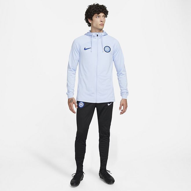 Afbeelding van Inter Milan Strike Nike Dri-FIT Knit Voetbaltrainingspak met Capuchon Light Marine