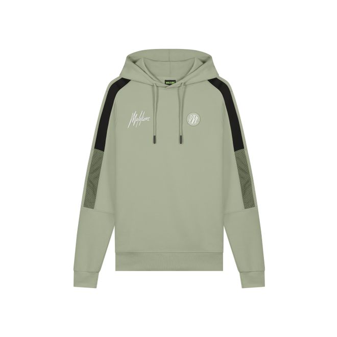 Afbeelding van Malelions Sport Transfer Hoodie Moss Grey/ Black