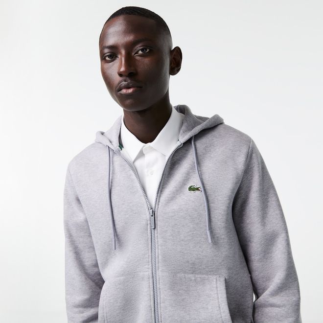 Afbeelding van Lacoste Trainingspak Gevlamd Grijs