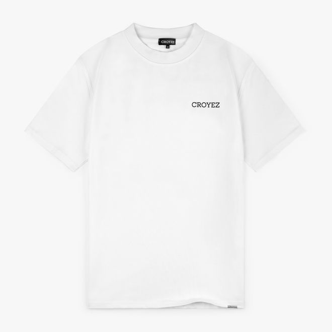 Afbeelding van Croyez Stacked Logo T-Shirt White Black
