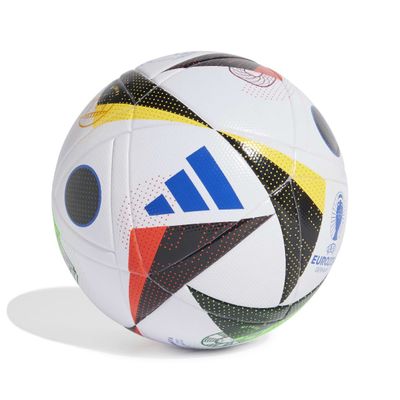 Foto van Adidas Euro 24 Fussballliebe EK League Giftbox Maat 5 White Black Glow Blue