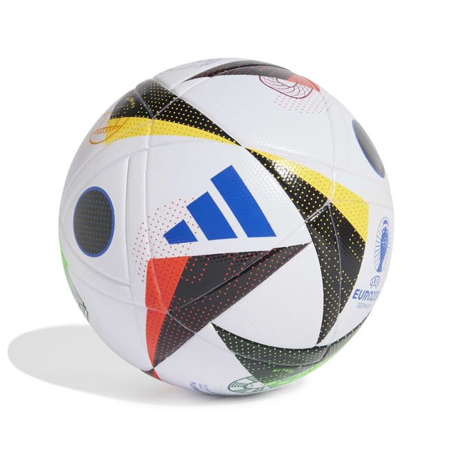 Afbeelding van Adidas Euro 24 Fussballliebe EK League Giftbox Maat 5 White Black Glow Blue
