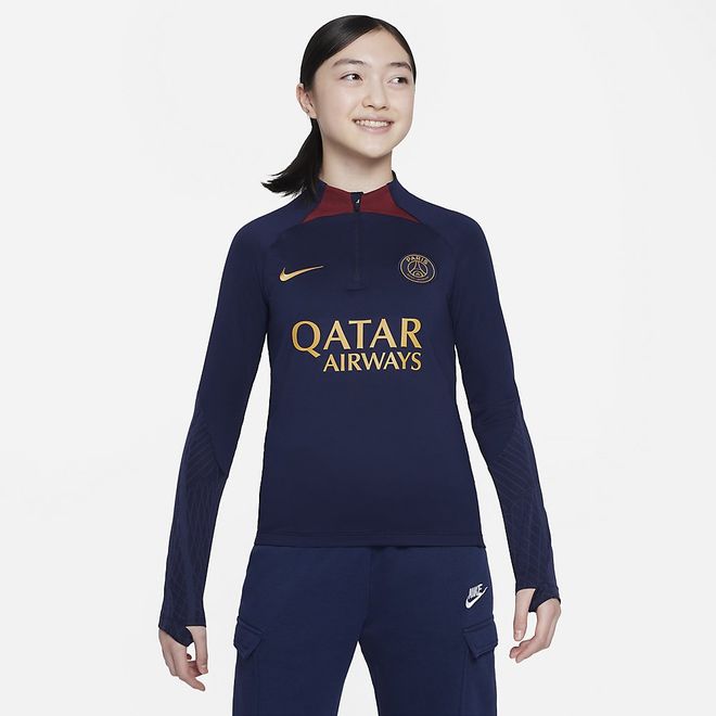 Afbeelding van Paris Saint-Germain Strike Dri-FIT Voetbaltrainingstop Kids Blackened Blue