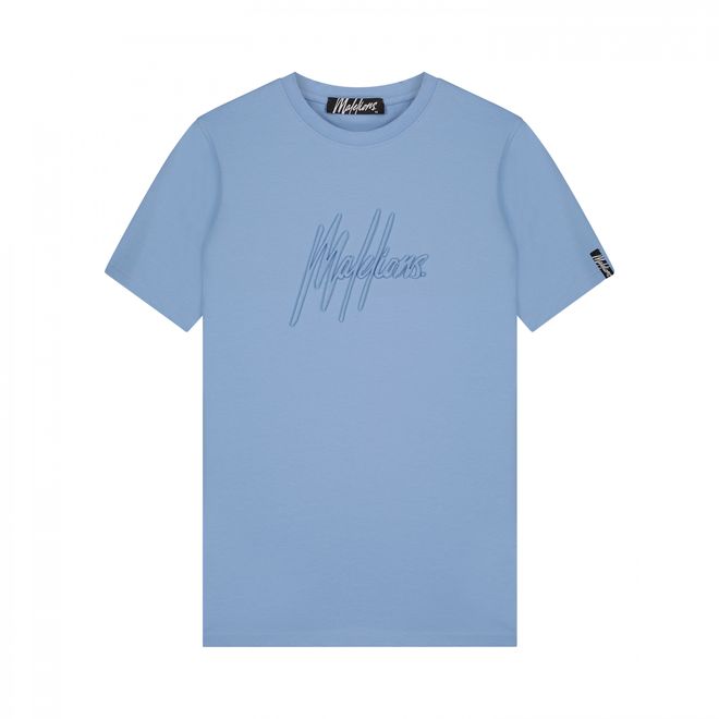 Afbeelding van Malelions Men Essentials T-Shirt + Short Set Vista Blue