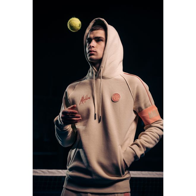 Afbeelding van Malelions Sport Coach Hoodie Set Beige