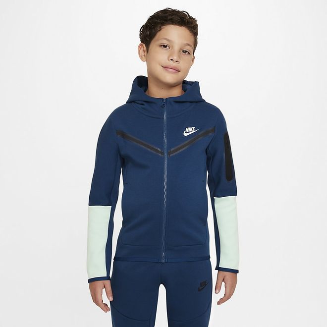 Afbeelding van Nike Sportswear Tech Fleece Hoodie Kids Valerian Blue