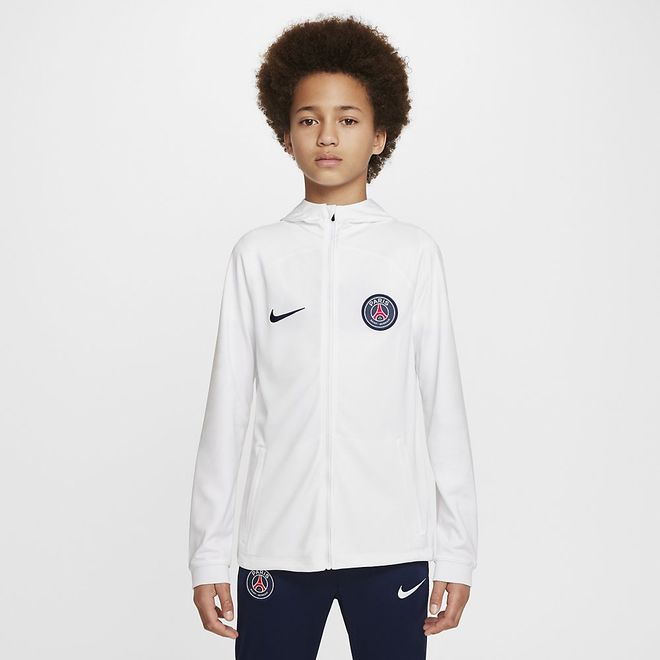 Afbeelding van Paris Saint-Germain Strike Voetbaltrainingspak White Navy