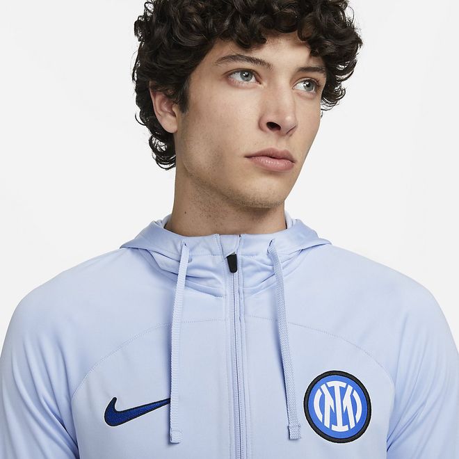 Afbeelding van Inter Milan Strike Nike Dri-FIT Knit Voetbaltrainingspak met Capuchon Light Marine
