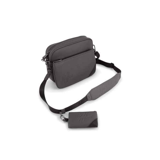 Afbeelding van Malelions Men Clever Messenger Bag Antra Black