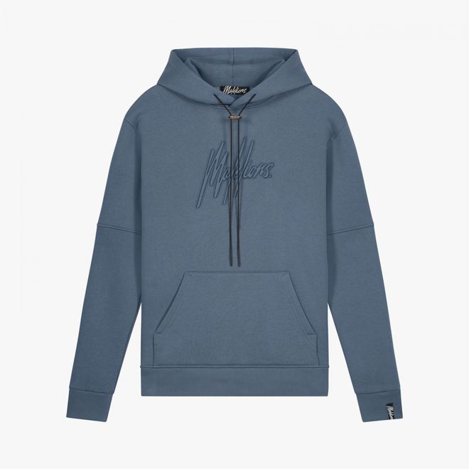 Afbeelding van Malelions Men Essentials Hoodie Set Vintage Blue