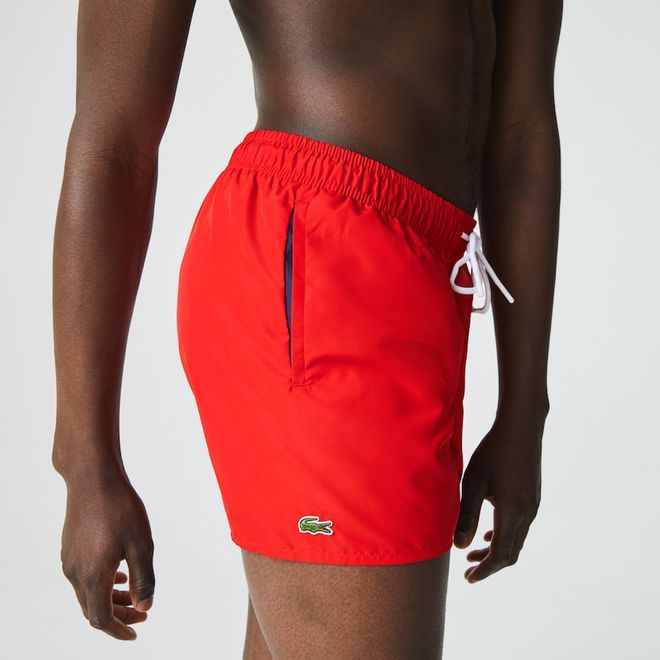 Afbeelding van Lacoste Short Red/Navy/Blue