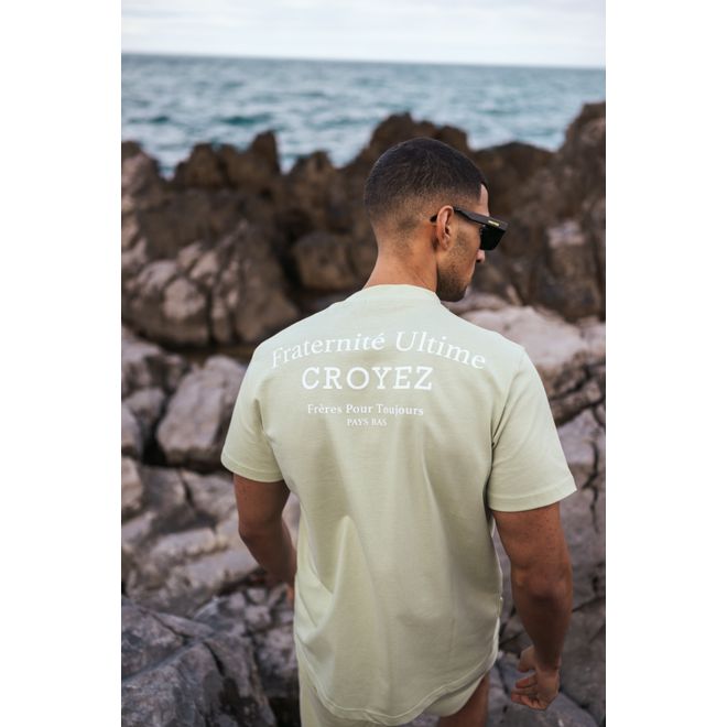 Afbeelding van Croyez Fraternité T-Shirt Green White