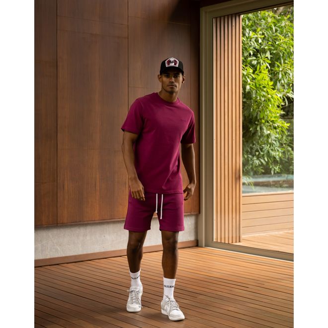Afbeelding van Malelions Men Logo Short Cherry