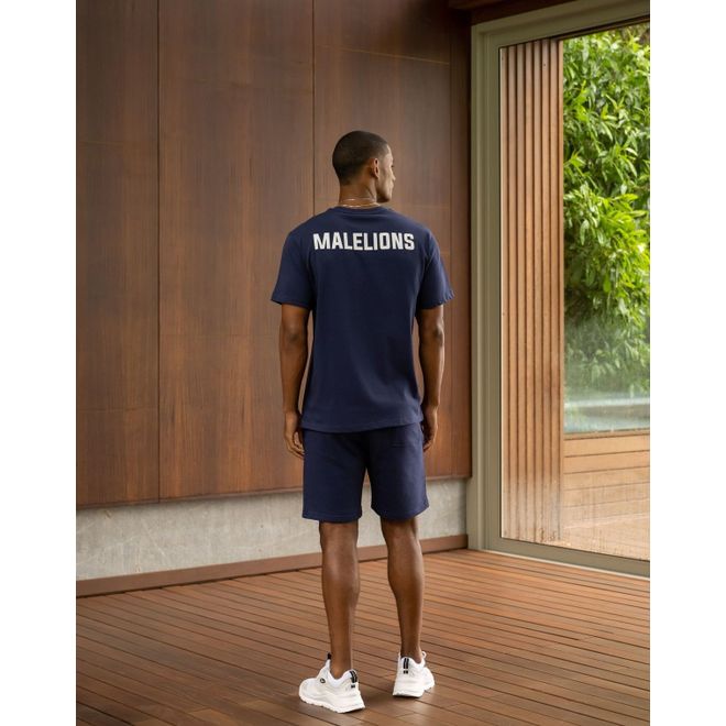 Afbeelding van Malelions Men Logo T-Shirt 2.0 Navy